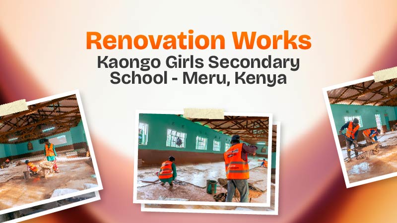 Kaongo Girls Secondary School classroom renovation Meru County