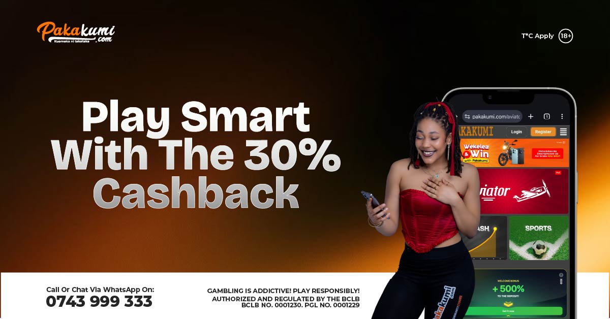 Pakakumi Weekly Cashback promotion banner
