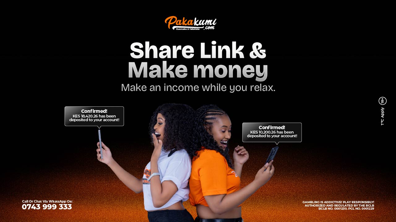 Pakakumi Affiliate Program referral dashboard showing 30% commission, referral link, and earnings